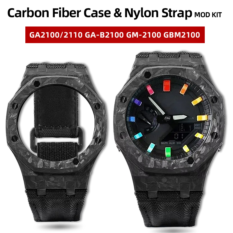 Casio Watch G-Shock Ga-2100 - طقم تعديل GA2100 GM2100 من ألياف