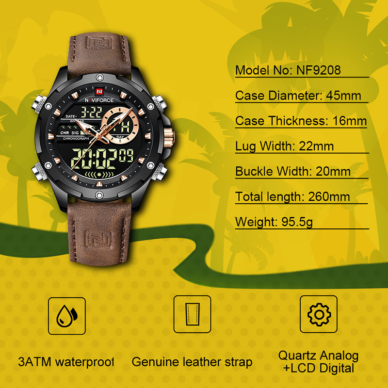 Luxury Watch Magazine - ساعات رجالية جديدة من NAVIFORCE، كرونوغراف