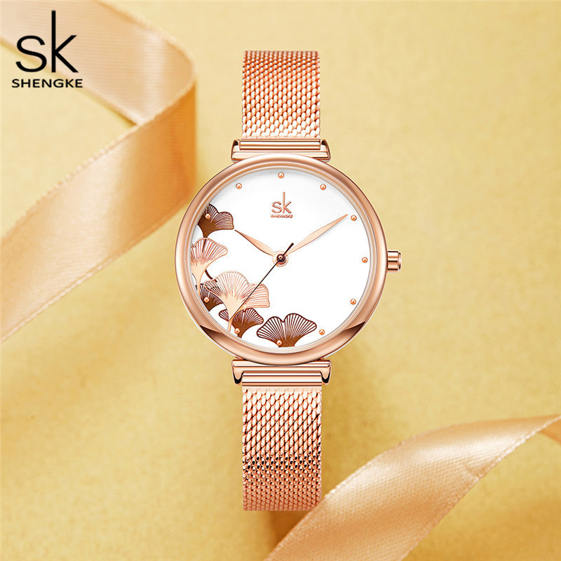 Luxury Watch Gift For Her - ساعة كوارتز فاخرة للجنسين مع طقم