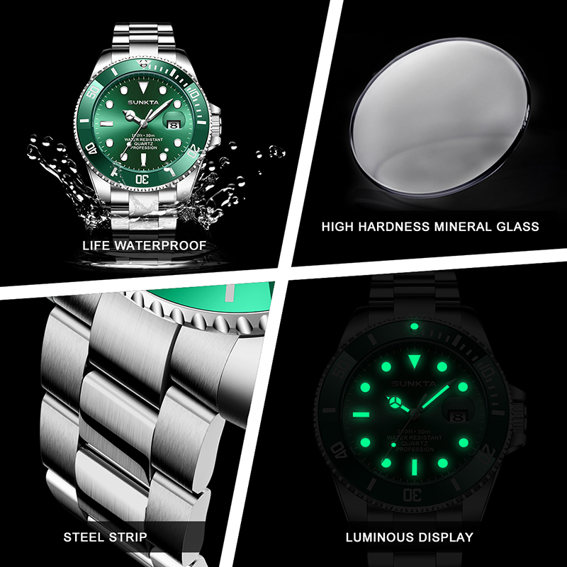 ساعات رجالية من SUNKTA، ماركة  - مراجعة Luxury Watch Magazine وسعره